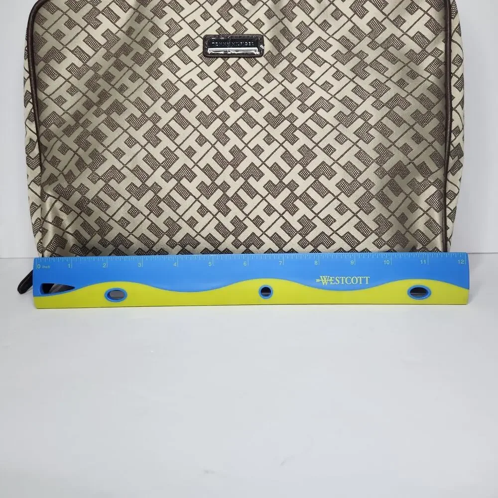 Tommy Hilfiger Monogram Pattern Travel Cosmetic Toiletry Bag
